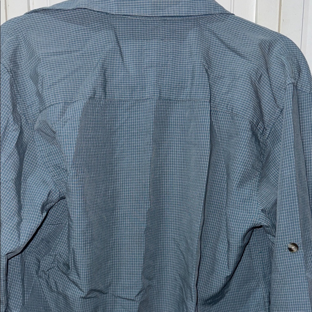 Men's Lightweight Blue Shirt Jacket - Outdoor Performance - Picture 6 of 6